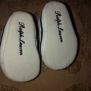 Ralph Lauren Polo shoes (blue and white)